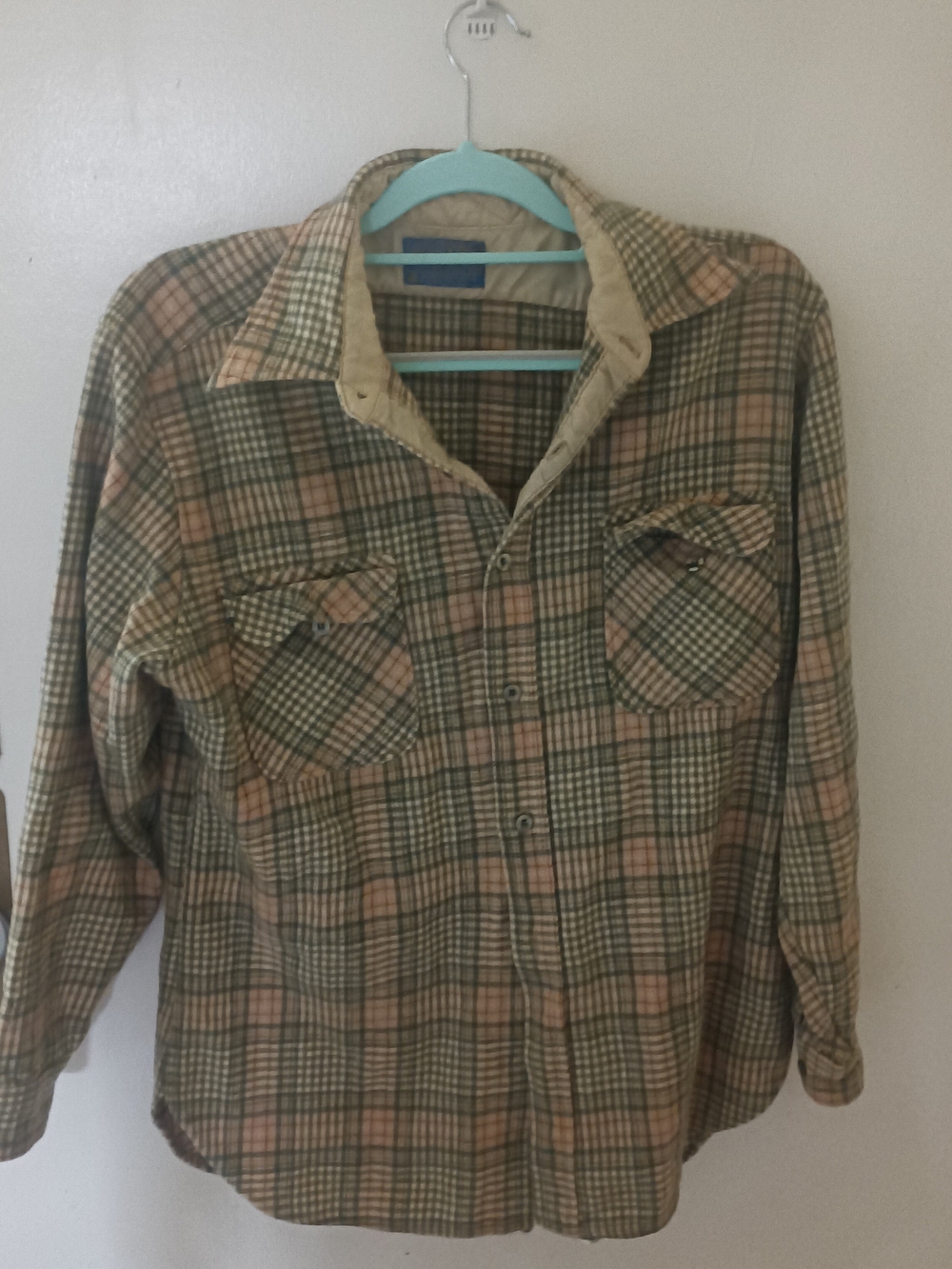 Pendleton Blue and Gold Wool Label Jacket